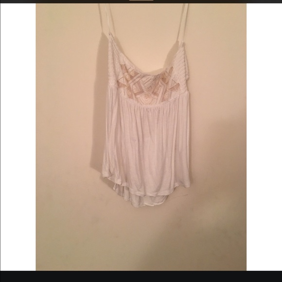 Strapless beaded top