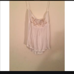 Strapless beaded top