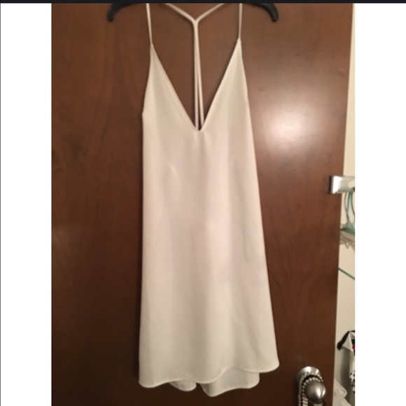 White simple dress