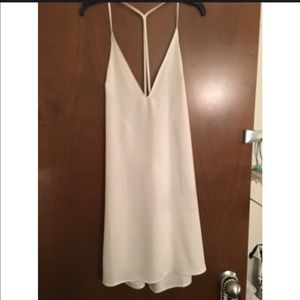 White simple dress