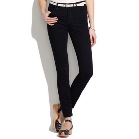Madewell skinny skinny ankle black size 24