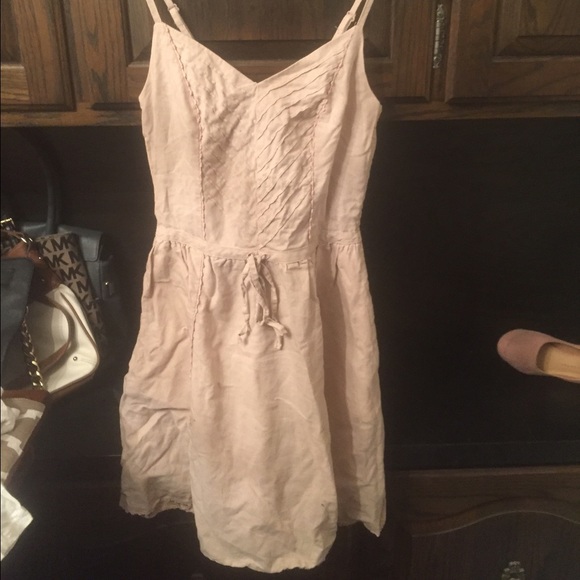 A pale pink Lauren Conrad dress