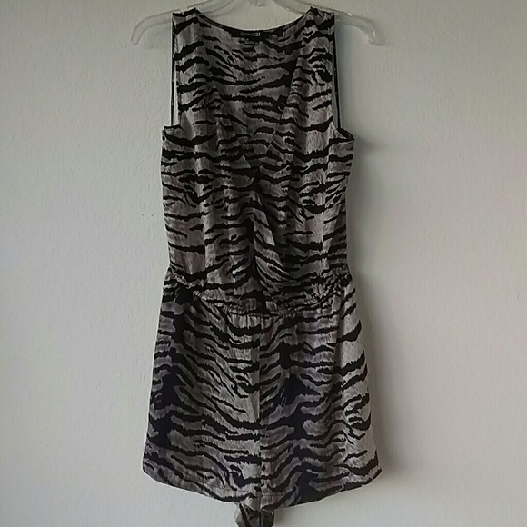 Animal Print Romper