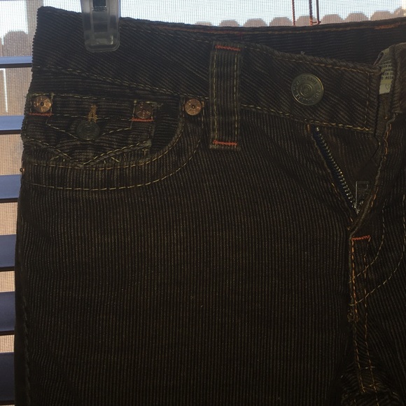 TR brown women corduroy bootcut flare  pants