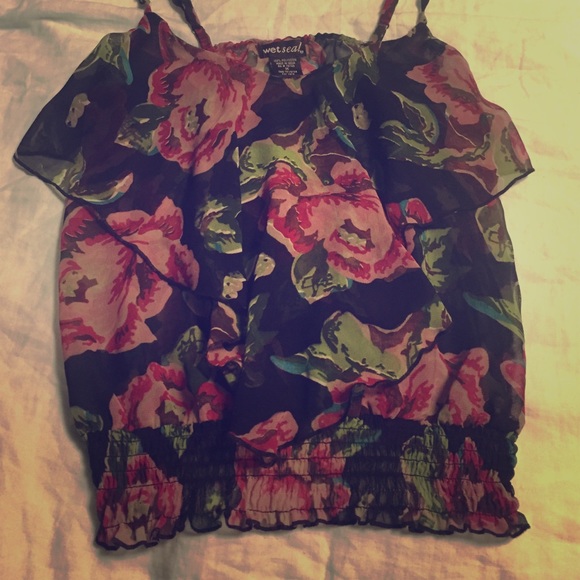 Wet Seal Chiffon Tank Top