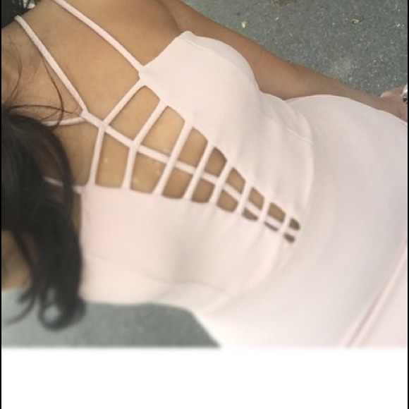 SOLD blush pink dress