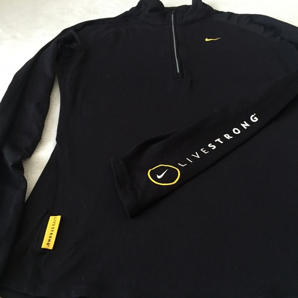 Nike Livestrong Dri-fit Zip Pullover