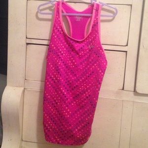 Polka dot Childs workout/play tank