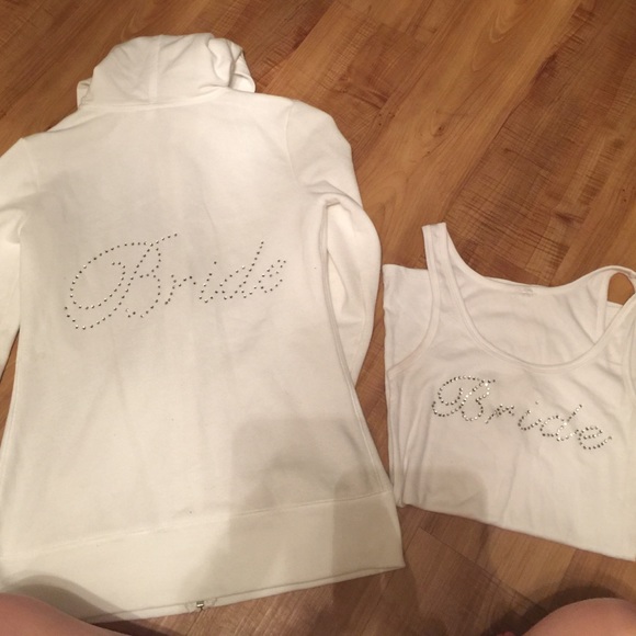 Bride tank & hoodie
