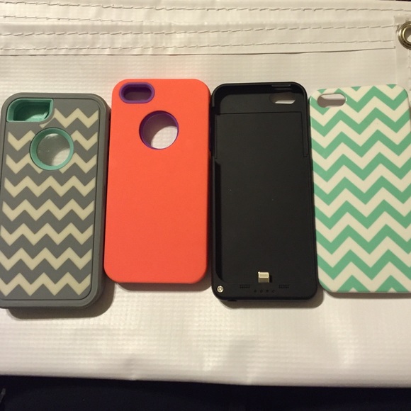 4 pack bundle of iPhone 5/5s cases!!!