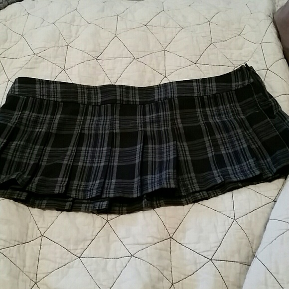 Lip service super mini skirt plaid school girl