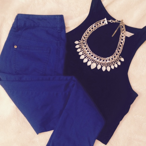 Love Fire 💙 Royal Blue Jeans - Picture 2 of 4