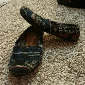 Toms Aztec wool shoes