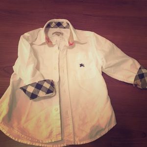 Boy Burberry dress shirt sz 2t