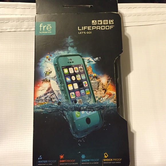 Teal life proof IPhone 5:5s case!!