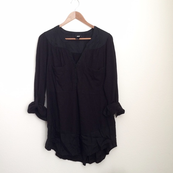 ❌SOLD❌Tunic top/dress - black