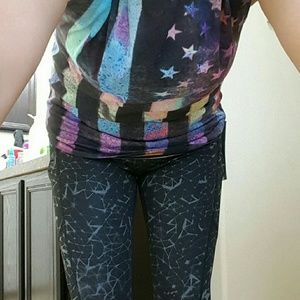 Converse American flag colorful muscle tank large