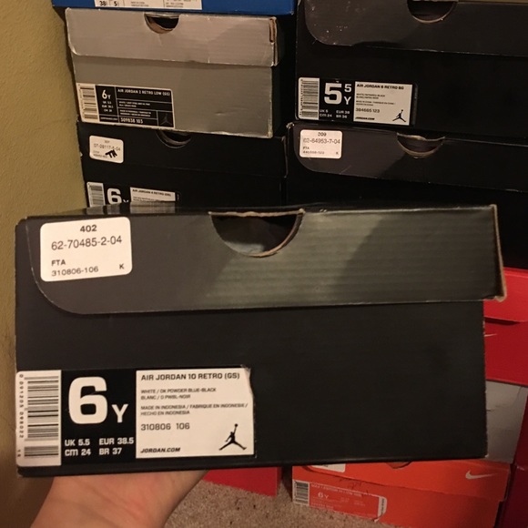 Jordan retro 10 powder blues