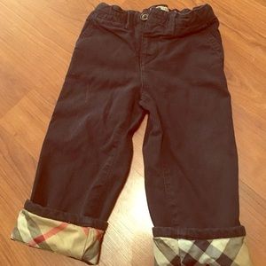 Burberry pants navy sz 24 months