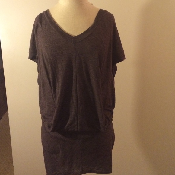 Brown V neck shirt