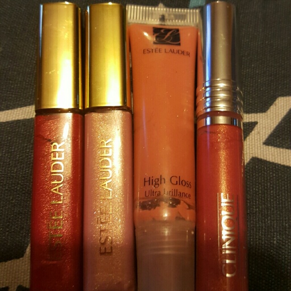 3 Estee Lauder & 1 Clinic Lipgloss