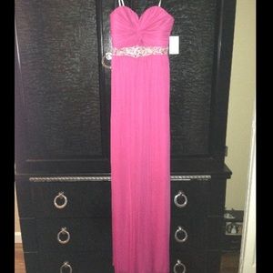 Long Fuchsia Dress