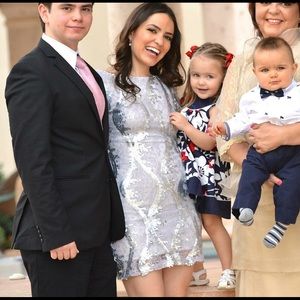 Cocktail Silver Dress