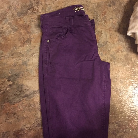 Old navy purple jeans