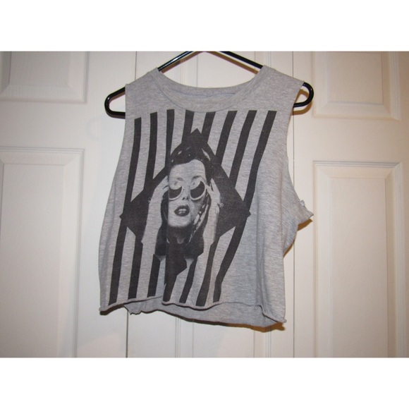 Urban Outfitters Tops - Gray Crop Top