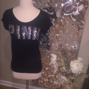 PINK VS Short Sleeve Sequin Tee