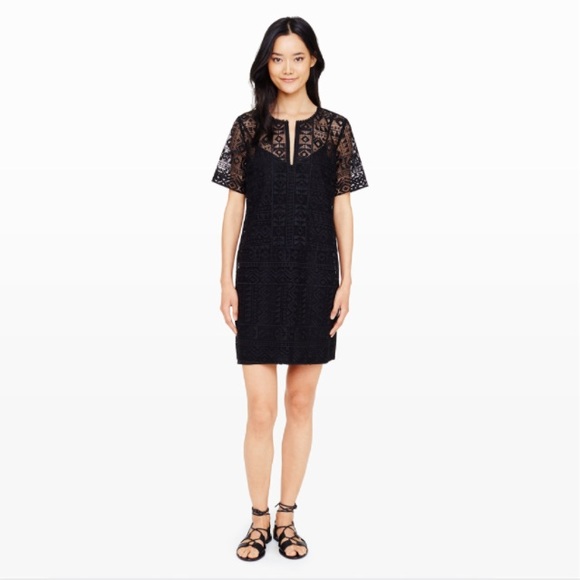 Black Lace Periella Dress