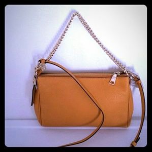 COACH:Pebble Leather Orange Peel Cross Body NWT