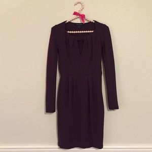 French connection plum color dress