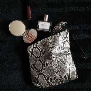 Cute snakeskin clutch