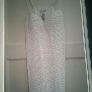 White Sexy Designer BEBE Dress