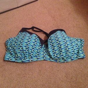 ATHLETA BLUE BIKINI TOP