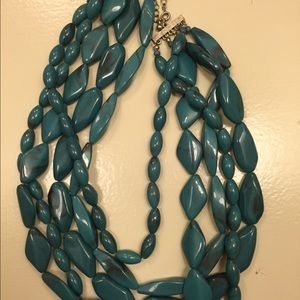 Layered bead necklace