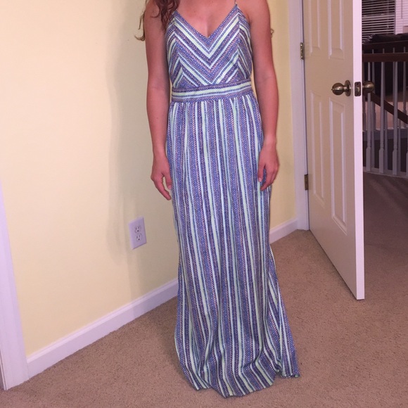 Patterned maxi dress