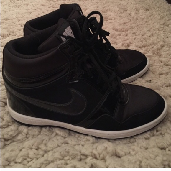 Nike Shoes - Nike Air Force One black sneakers