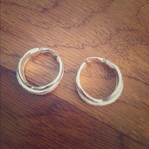 Silver clip-on earrings