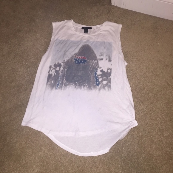 high low muscle tee