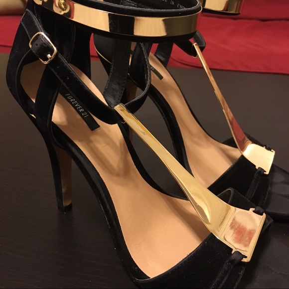 Gold plate heels