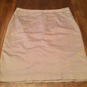 Khaki skirt- like new!