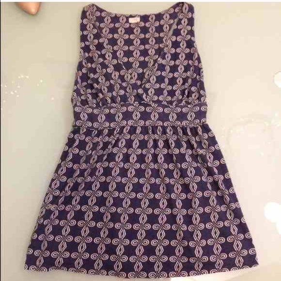 J Crew Blue & White Check Design Sleeveless Top