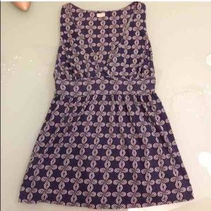 J Crew Blue & White Check Design Sleeveless Top