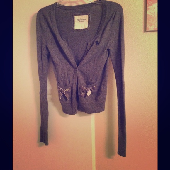 Cropped A&F cardigan; lightly worn