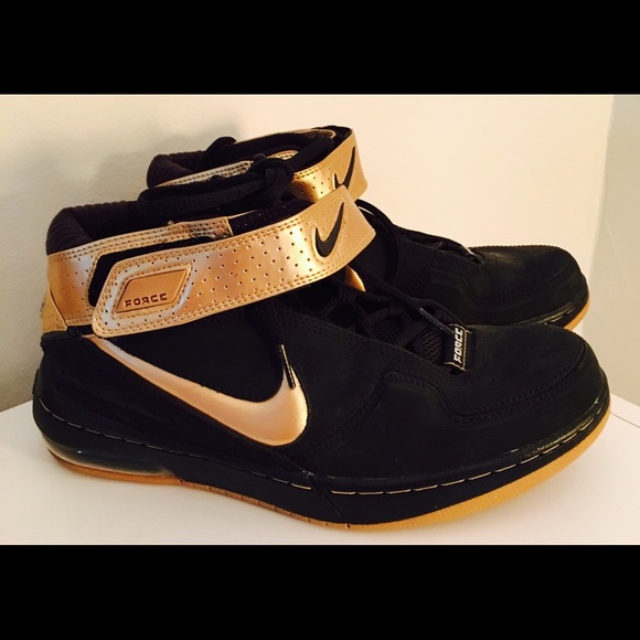 Air Force Nike basketball sneakers.