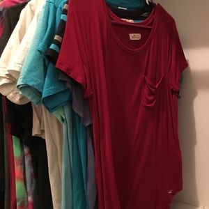 Hollister loose fit pocket shirt