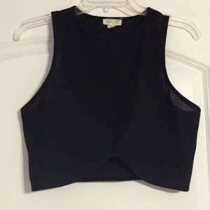 Silence+noise crop top