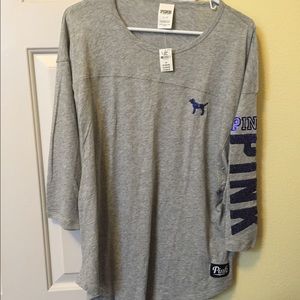 NWOT can varsity bling mid sleeve